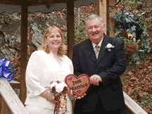 Smoky Mountain Wedding Couple
