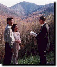 Rob Bremer Minister : Simple Affordable Smoky Mountain Wedding Ceremony